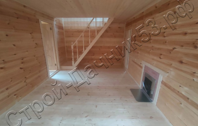 4 Брусовая баня  Б-12, 6х7,5м, 51 М², Тверская область, Конаковский район, СНТ Машиностроитель. (14)